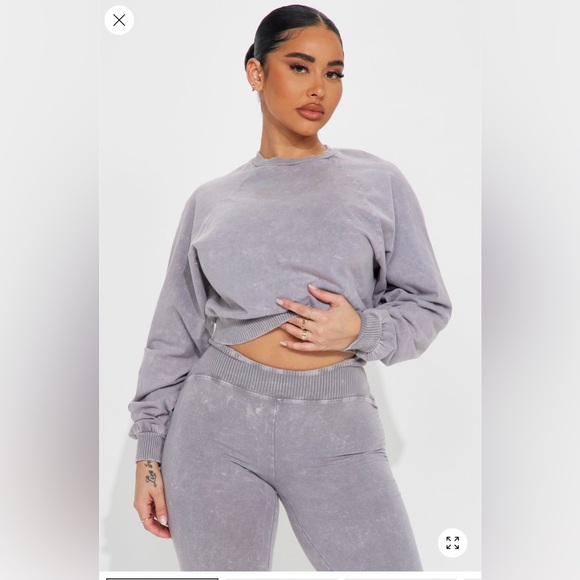 Keep It Going Pant Set - Grey - Picture 2 of 3